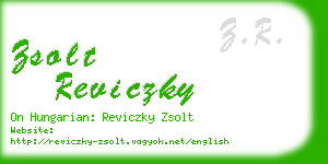 zsolt reviczky business card